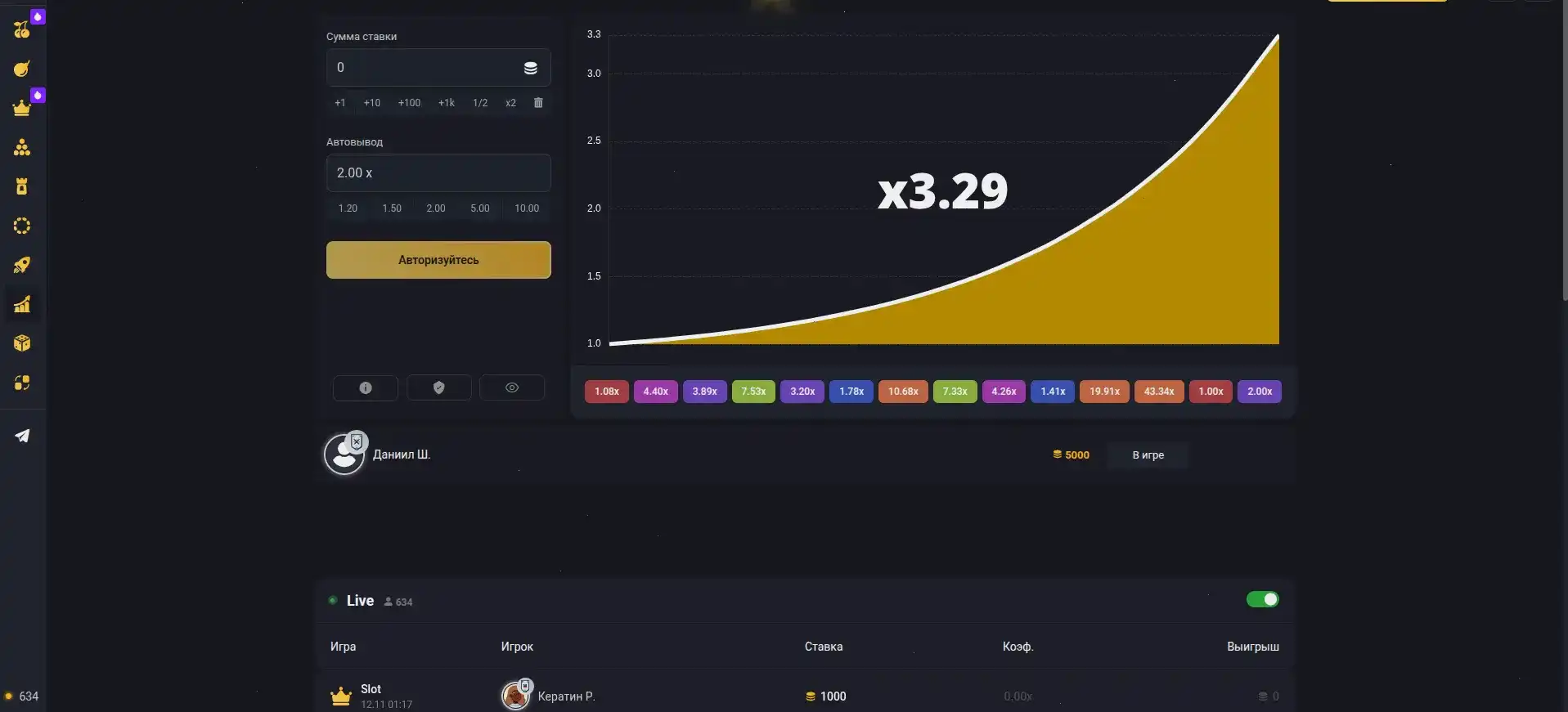 Зеркало Casher casino